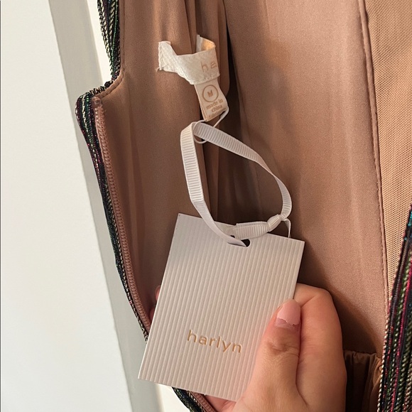 NWT Women’s Metallic High Waist Gown size Medium Nordstrom - Picture 10 of 11